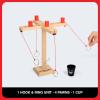 imageBuzzed 4Way Hook ampamp Ring Drinking Game  Ultimate Party Game for Adults Perfect for Bachelor Parties Includes Hook Game Board 4 Pawns Center Cup ampamp Instructions