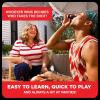 imageBuzzed 4Way Hook ampamp Ring Drinking Game  Ultimate Party Game for Adults Perfect for Bachelor Parties Includes Hook Game Board 4 Pawns Center Cup ampamp Instructions