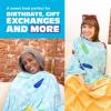 imageCozy Concepts Co Hammerhead Shark Blanket by Relatable Wearable Blanket With Sleeves for Hands Free Convenience Fun and Unique Idea for Room Decor or Gifts Comfortable Oversized 65quot Throw BlanketIce Cream