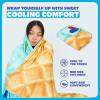 imageCozy Concepts Co Hammerhead Shark Blanket by Relatable Wearable Blanket With Sleeves for Hands Free Convenience Fun and Unique Idea for Room Decor or Gifts Comfortable Oversized 65quot Throw BlanketIce Cream