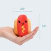 imageEmotional Support Dumplings by Relatable Cuddly Stuffed Animals and Toys Squishy Toys and Plushies Great Gift Ideas for Loved Ones of All Ages Includes 5 Plushies with Carrying BasketHot Dogs