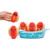 imageEmotional Support Dumplings by Relatable Cuddly Stuffed Animals and Toys Squishy Toys and Plushies Great Gift Ideas for Loved Ones of All Ages Includes 5 Plushies with Carrying BasketHot Dogs