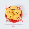 imageEmotional Support Dumplings by Relatable Cuddly Stuffed Animals and Toys Squishy Toys and Plushies Great Gift Ideas for Loved Ones of All Ages Includes 5 Plushies with Carrying BasketNuggets