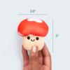 imageEmotional Support Dumplings by Relatable Cuddly Stuffed Animals and Toys Squishy Toys and Plushies Great Gift Ideas for Loved Ones of All Ages Includes 5 Plushies with Carrying BasketMushrooms