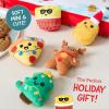 imageEmotional Support Plush Advent Calendar by Relatable Perfect Plush Advent Calendar for Kids or Teens Contains 25 Mini Collectible Plushies Including Fries Gingerbread and Nugget Plush Toys Stocking Stuffers for Kids
