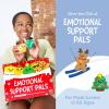 imageEmotional Support Plush Advent Calendar by Relatable Perfect Plush Advent Calendar for Kids or Teens Contains 25 Mini Collectible Plushies Including Fries Gingerbread and Nugget Plush Toys Stocking Stuffers for Kids