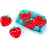 imageEmotional Support Strawberries by Relatable Cuddly Stuffed Animals and Toys Squishy Toys and Plushies Great Gift Ideas for Loved Ones of All Ages Includes 5 Plushies with Carrying BasketOne size