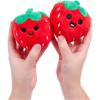 imageEmotional Support Strawberries by Relatable Cuddly Stuffed Animals and Toys Squishy Toys and Plushies Great Gift Ideas for Loved Ones of All Ages Includes 5 Plushies with Carrying BasketOne size
