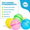 imageHydroburst 6pack Reusable Water Balloons by Relatable For The Pool Beach Toys And Outdoor Play Toys Includes 6 Refillable Balloons6pack