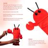 imageMenstruation Crustacean Lobster  The Original Viral Cuddly ampamp Cute Plush Lavender Scented Heating Pad for CrampsLobster
