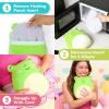 imageSquishmallows Wendy The Frog by Relatable Microwavable Heating Pad for Period Cramps Cuddly Plushies Great Gift Ideas for Loved Ones of All Ages Includes 1 Lavender Scented Heating Pad PlushyWendy