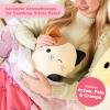 imageSquishmallows Wendy The Frog by Relatable Microwavable Heating Pad for Period Cramps Cuddly Plushies Great Gift Ideas for Loved Ones of All Ages Includes 1 Lavender Scented Heating Pad PlushyCam