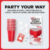 imageWHAT DO YOU MEME Buzzed Party Pong Bundle  Outdoor ampamp Indoor Drinking Game Kit for Adults Bachelor Party Favorite with Supplies ampamp Instructions for 10 Games Like Beer Pong Flip Cup ampamp Kings Cup