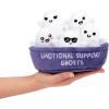 imageWHAT DO YOU MEME Emotional Support Ghosts by Relatable Cuddly Stuffed Animals Plushies and Cute Stuff Great Gift Ideas for Loved Ones of All Ages Includes 5 Plushies with Carrying Basket