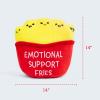imageWHAT DO YOU MEME Emotional Support Mochi Fries by Relatable Cuddly Stuffed Toys Soft Body Pillow Plushies Cute Room Decor Great Gift Ideas for Loved Ones of All Ages