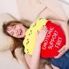 imageWHAT DO YOU MEME Emotional Support Mochi Fries by Relatable Cuddly Stuffed Toys Soft Body Pillow Plushies Cute Room Decor Great Gift Ideas for Loved Ones of All Ages