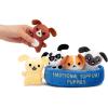 imageWHAT DO YOU MEME Emotional Support Puppies by Relatable Cuddly Stuffed Animals Plushies and Cute Stuff Great Gift Ideas for Loved Ones of All Ages Includes 5 Plushies with Carrying Basket