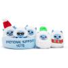 imageWHAT DO YOU MEME Emotional Support Yetis by Relatable Cuddly Stuffed Animals Plushies and Cute Stuff Great Gift Ideas for Loved Ones of All Ages Includes 5 Plushies with Carrying Basket