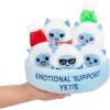 imageWHAT DO YOU MEME Emotional Support Yetis by Relatable Cuddly Stuffed Animals Plushies and Cute Stuff Great Gift Ideas for Loved Ones of All Ages Includes 5 Plushies with Carrying Basket