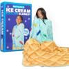 imageCozy Concepts Co Hammerhead Shark Blanket by Relatable Wearable Blanket With Sleeves for Hands Free Convenience Fun and Unique Idea for Room Decor or Gifts Comfortable Oversized 65quot Throw BlanketIce Cream