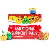 imageEmotional Support Plush Advent Calendar by Relatable Perfect Plush Advent Calendar for Kids or Teens Contains 25 Mini Collectible Plushies Including Fries Gingerbread and Nugget Plush Toys Stocking Stuffers for Kids