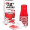 imageWHAT DO YOU MEME Buzzed Party Pong Bundle  Outdoor ampamp Indoor Drinking Game Kit for Adults Bachelor Party Favorite with Supplies ampamp Instructions for 10 Games Like Beer Pong Flip Cup ampamp Kings Cup
