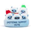 imageWHAT DO YOU MEME Emotional Support Yetis by Relatable Cuddly Stuffed Animals Plushies and Cute Stuff Great Gift Ideas for Loved Ones of All Ages Includes 5 Plushies with Carrying Basket