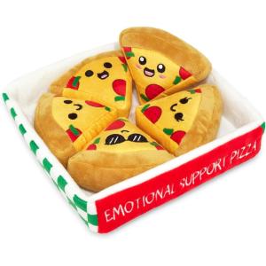 imageEmotional Support Dumplings by Relatable Cuddly Stuffed Animals and Toys Squishy Toys and Plushies Great Gift Ideas for Loved Ones of All Ages Includes 5 Plushies with Carrying BasketPizza
