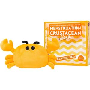 imageMenstruation Crustacean Lobster  The Original Viral Cuddly ampamp Cute Plush Lavender Scented Heating Pad for CrampsCrab