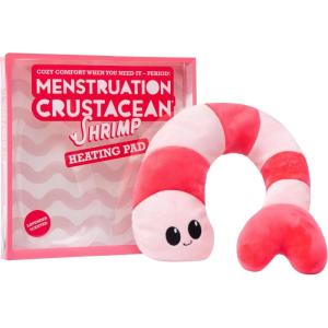 imageMenstruation Crustacean Lobster  The Original Viral Cuddly ampamp Cute Plush Lavender Scented Heating Pad for CrampsShrimp