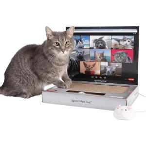 imageScratchPad Pro  Cardboard Laptop Cat Scratcher Interactive Cat Toys for Indoor Cats Kitten Supplies and Cat Stuff by RelatableScratchpad Pro