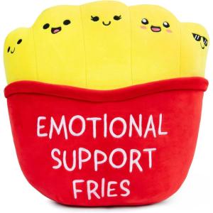 imageWHAT DO YOU MEME Emotional Support Mochi Fries by Relatable Cuddly Stuffed Toys Soft Body Pillow Plushies Cute Room Decor Great Gift Ideas for Loved Ones of All Ages