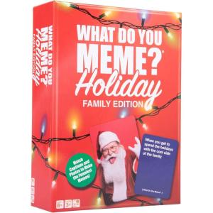 imageWHAT DO YOU MEME Holiday Family Edition by Relatable Holiday Games Expansion Pack Christmas Party Game Includes 30 Photo Cards and 90 Caption Cards