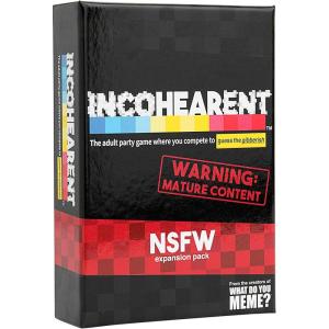 imageWHAT DO YOU MEME Incohearent The Guess The Gibberish Party Game by Relatable A Funny Card Game for Adults Great for Game Night Games Includes 400 Cards Instructions and 1 Sand TimerNSFW Expansion Pack