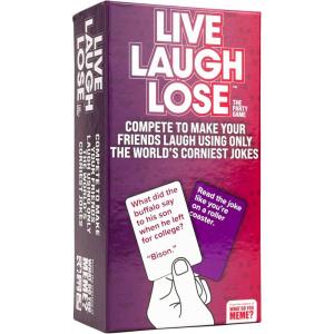 imageWHAT DO YOU MEME Live Laugh Lose  The Party Game Where You Compete to Make Corny Jokes Funny