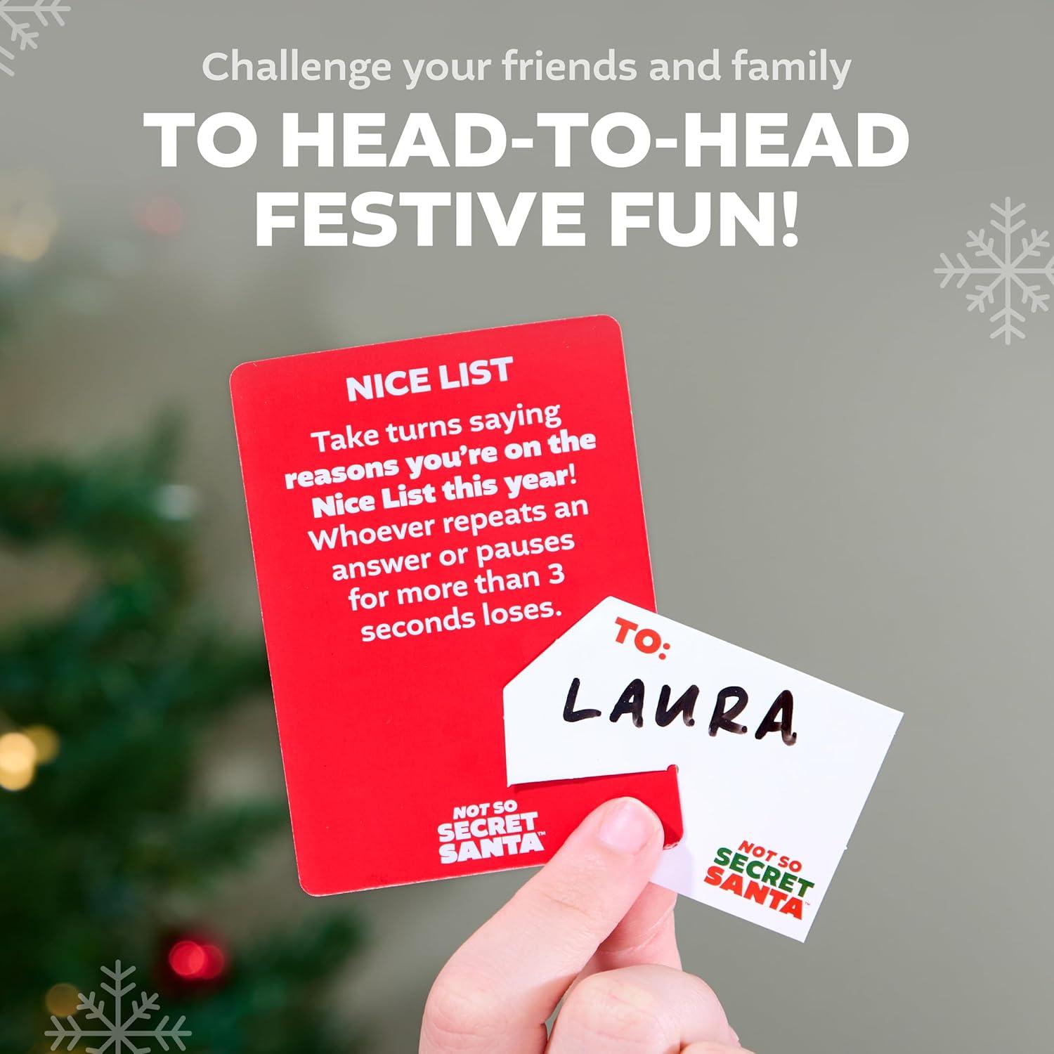 imageNot So Secret Santa Holiday Card Game by Relatable Fun Game for Family Reunions or Christmas Parties Stocking Stuffers for Kids 8