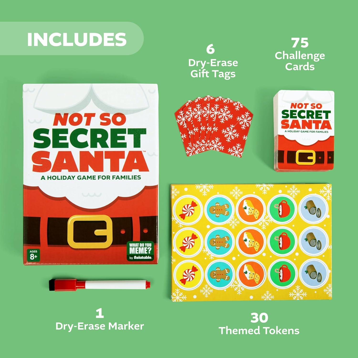 imageNot So Secret Santa Holiday Card Game by Relatable Fun Game for Family Reunions or Christmas Parties Stocking Stuffers for Kids 8