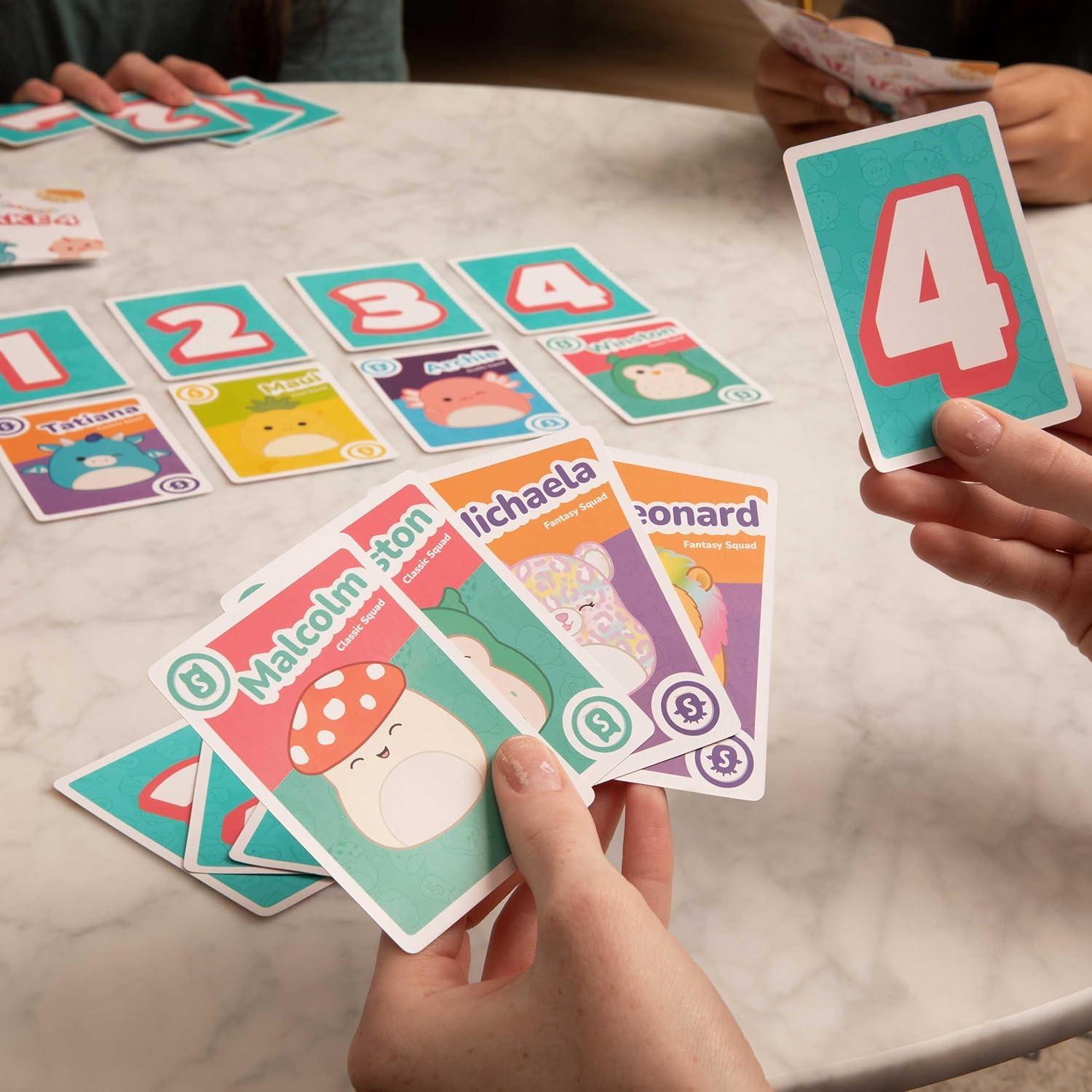 imageWHAT DO YOU MEME Squishmallows Take4 by Relatable Fun Card Games for Family Game Night Great for Kids Games Fun Gifts Includes 1 Exclusive Collectible Squishmallows 84 Cards and Instructions