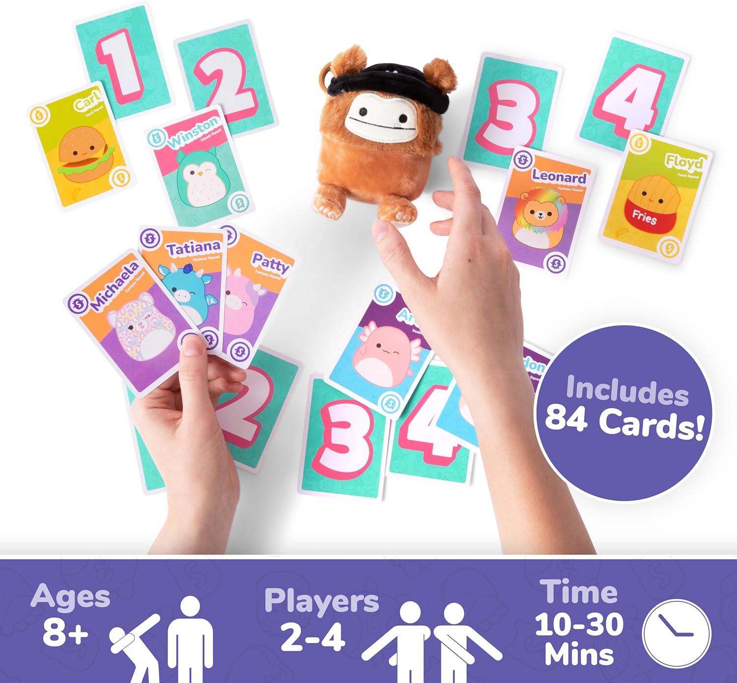 imageWHAT DO YOU MEME Squishmallows Take4 by Relatable Fun Card Games for Family Game Night Great for Kids Games Fun Gifts Includes 1 Exclusive Collectible Squishmallows 84 Cards and Instructions