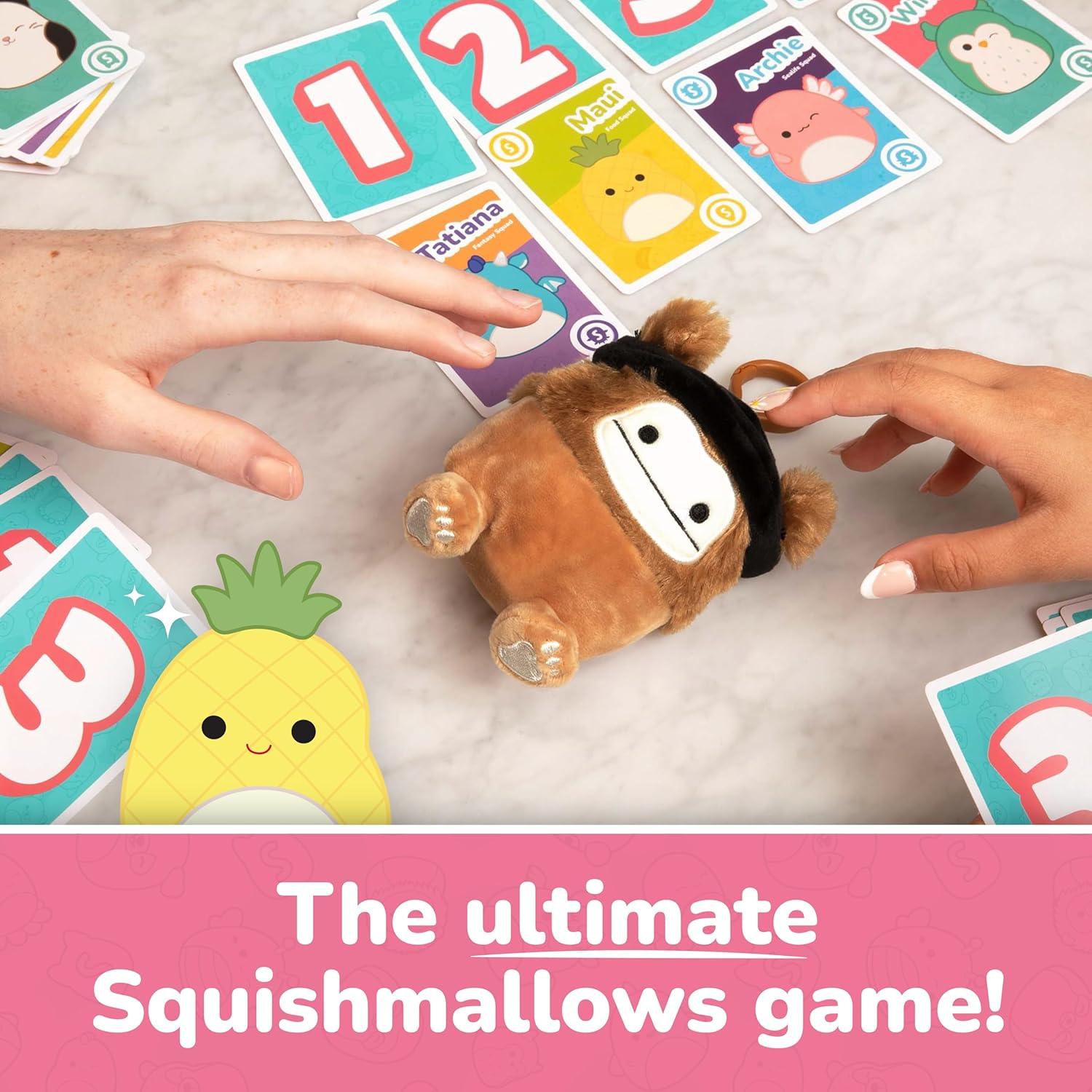 imageWHAT DO YOU MEME Squishmallows Take4 by Relatable Fun Card Games for Family Game Night Great for Kids Games Fun Gifts Includes 1 Exclusive Collectible Squishmallows 84 Cards and Instructions