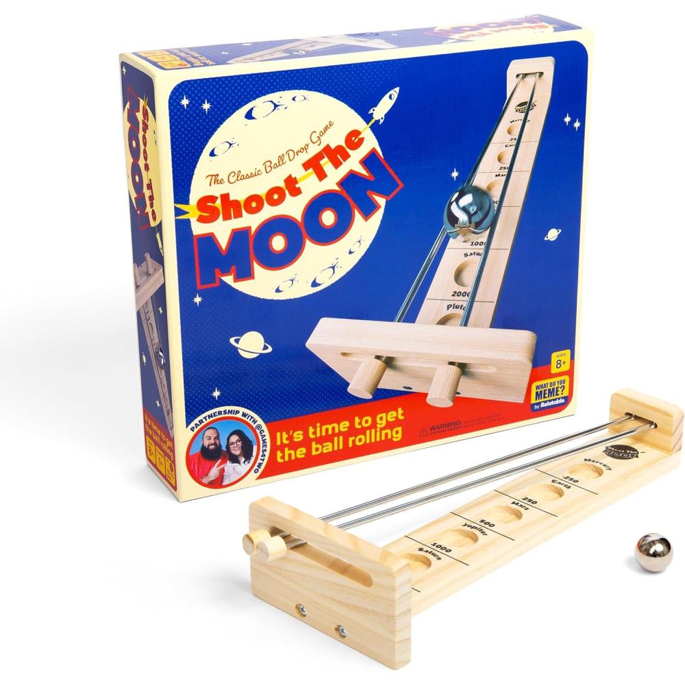 imageKollide by Relatable Exciting Magnetic Game for Family Game Night Fun 2 Player Games for Kids Includes 1 Rope 20 Magnets ampamp Carrying BagShoot The Moon