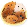 imageEmotional Support Capybaras by Relatable Cuddly Stuffed Animals and Plushies Set Includes 5 Capybara Plush Toys with Carrying Basket Cute Stuff and Great Gift for Loved Ones of All Ages