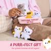 imageEmotional Support Advent Calendar by Relatable Includes Mini Plush Toys and Ornaments Fun Holiday Gift and Stocking Stuffer for Loved Ones of All Ages Includes 24 Ornaments in Countdown CalendarKitties