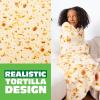 imageCozy Concepts Co Burrito Comfort Blanket by Relatable Super Soft Plush Throw for Teens and Kids A Cozy Dorm Room Essential Fun Back to School Stuff ampamp Perfect Comfort Gift for StudentsBurrito