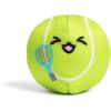 imageWHAT DO YOU MEME Emotional Support Pet Tennis Ball by Relatable Cuddly Dog Toys and Puppy Essentials Great Gift Ideas for Your Furry Friend Includes 1 Toy