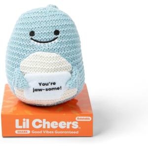 imageLil Cheers Shark by Relatable The Uplifting Plush Friends Spreading Good Vibes Perfect Plushies and Stuffed Animals for Kids and Adults Includes 1 Shark Plush