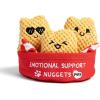 imageWHAT DO YOU MEME Emotional Support Pet Nuggies by Relatable Cuddly Dog Toys and Puppy Essentials Great Gift Ideas for Your Furry Friend Includes 1 Toy