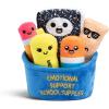 imageEmotional Support School Supplies Plush by Relatable  Cute Stuffed Animals and Squishy Toys Fun Gift Ideas for All Ages and Your Favorite Teacher  Includes 5 Plushies with Carrying Basket