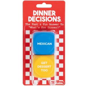imageDinner Decisions by Relatable  Fun Wooden Dice That Pick Your Meal for Couples Families and Friends  Cute Kitchen Gift That Ends The What to Eat Debate  Includes 2 Wooden Dice