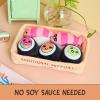 image:imageEmotional Support Dino Nuggies by Relatable Cuddly Stuffed Animals and Dinosaur Toys Great Gift Ideas for Loved Ones of All Ages Includes 5 Dinosaur Plushies with Carrying BasketSushi
